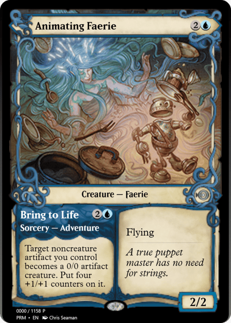 Animating Faerie // Bring to Life (78746) — Magic Online Promos