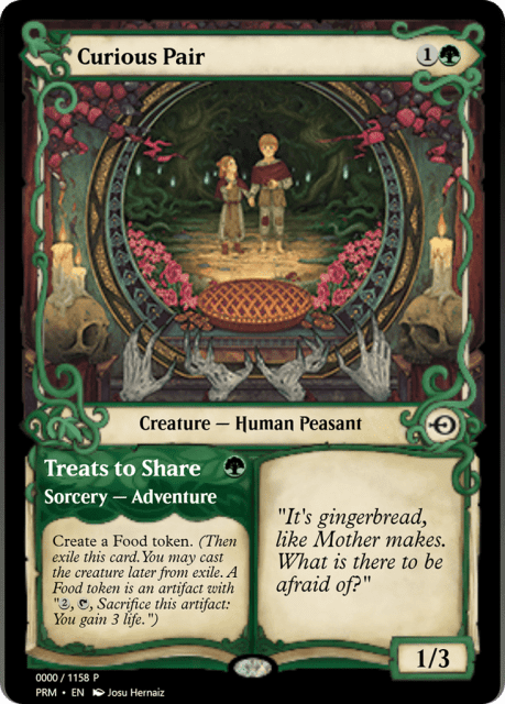 Curious Pair // Treats to Share (78754) — Magic Online Promos
