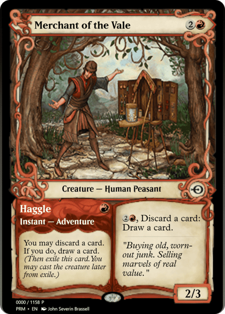 Merchant of the Vale // Haggle (78778) — Magic Online Promos