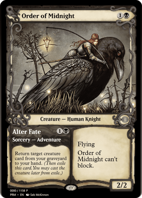 Order of Midnight // Alter Fate (78838) — Magic Online Promos