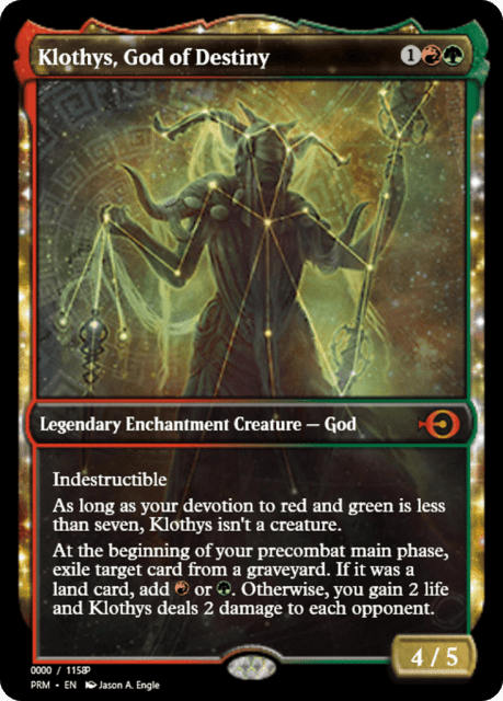 Klothys, God of Destiny (79861) — Magic Online Promos
