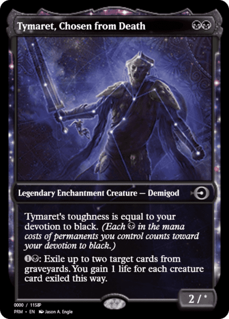 Tymaret, Chosen from Death (79865) — Magic Online Promos
