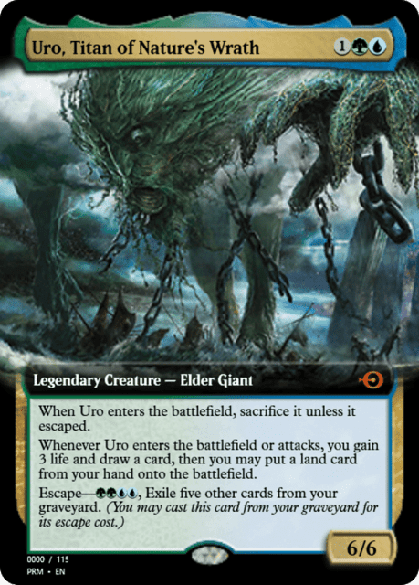 Uro, Titan of Nature's Wrath (79961) — Magic Online Promos