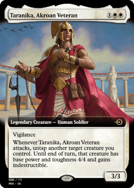 Taranika, Akroan Veteran (79975) — Magic Online Promos