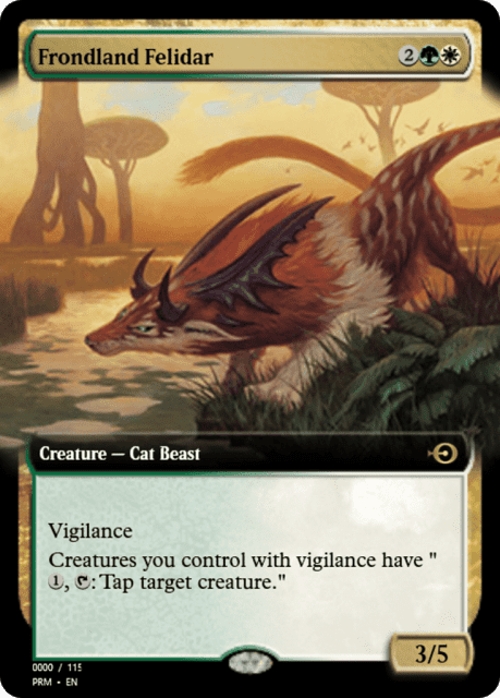 Frondland Felidar (80815) — Magic Online Promos