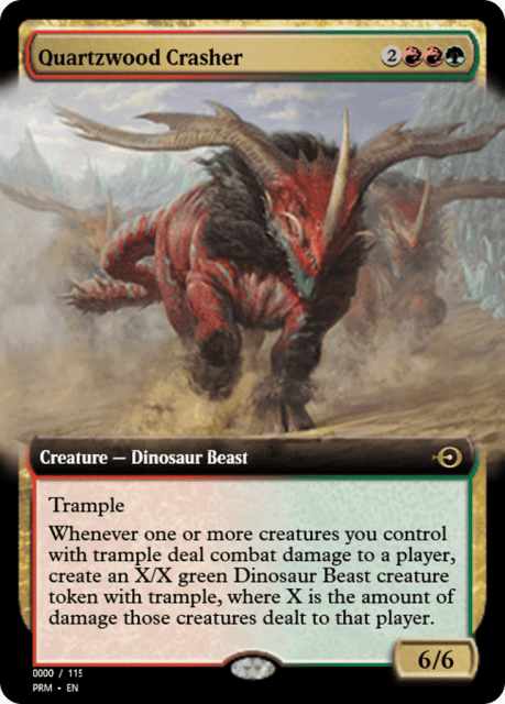 Quartzwood Crasher (80821) — Magic Online Promos