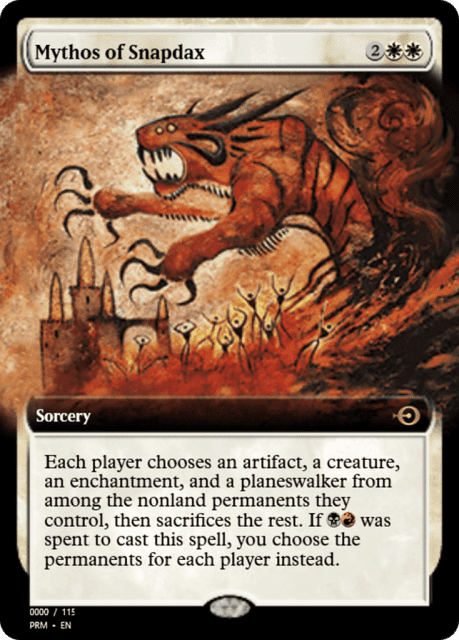 Mythos of Snapdax (80829) — Magic Online Promos