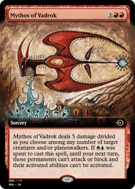 Mythos of Vadrok (80831) — Magic Online Promos