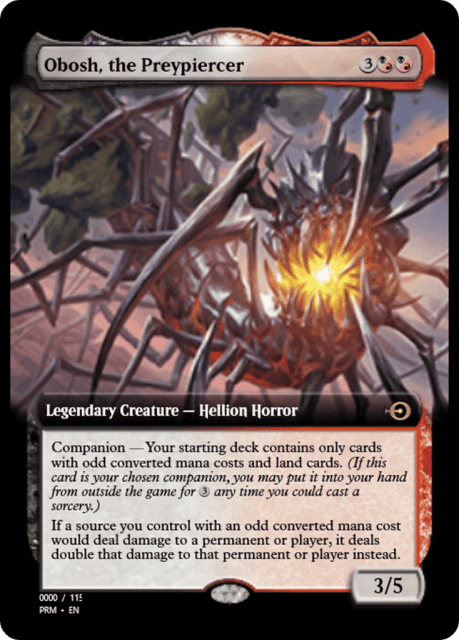 Obosh, the Preypiercer (80863) — Magic Online Promos