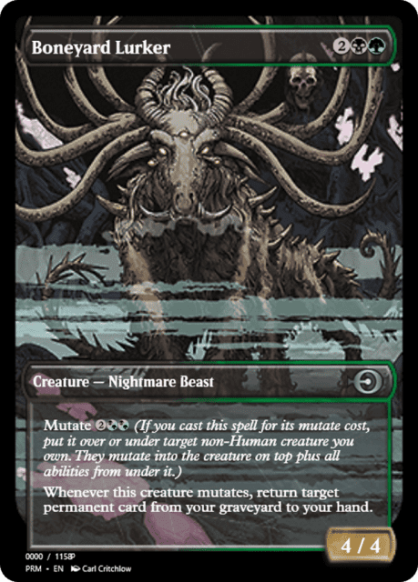 Boneyard Lurker (80963) — Magic Online Promos