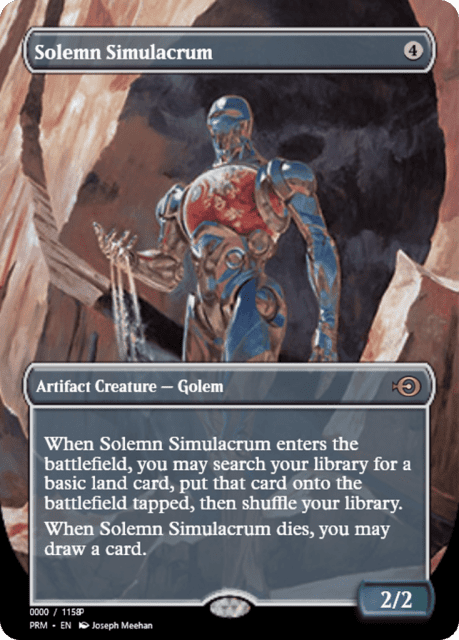 Solemn Simulacrum (81916) — Magic Online Promos