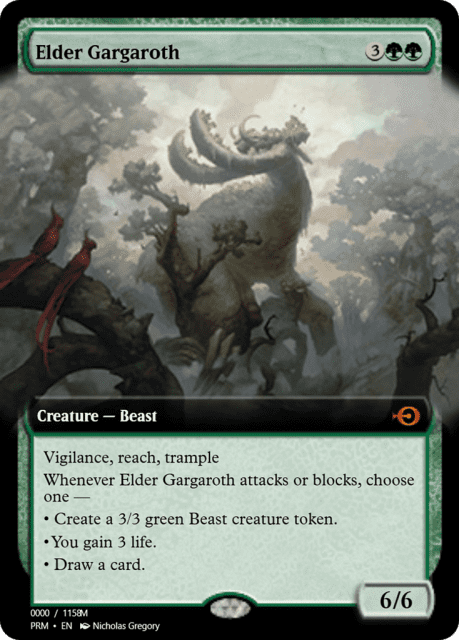 Elder Gargaroth (81994) — Magic Online Promos