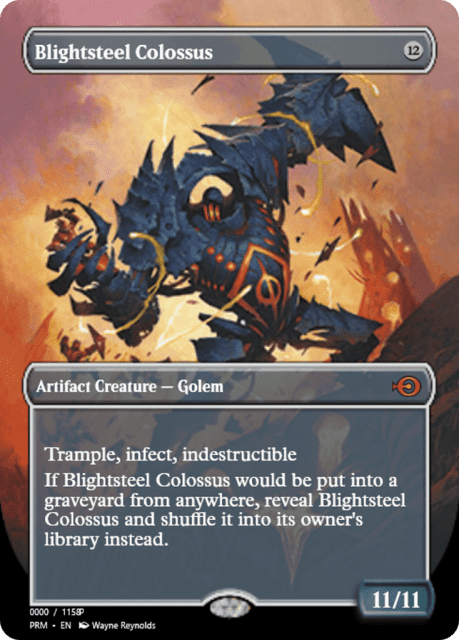 Blightsteel Colossus (82844) — Magic Online Promos