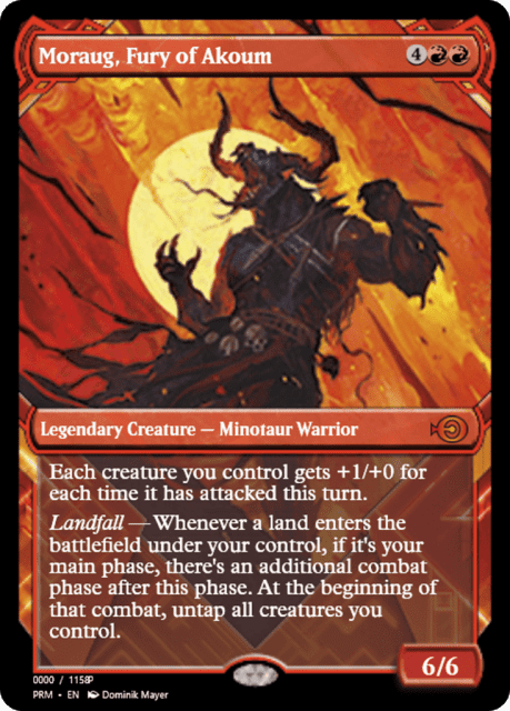 Moraug, Fury of Akoum (83694) — Magic Online Promos