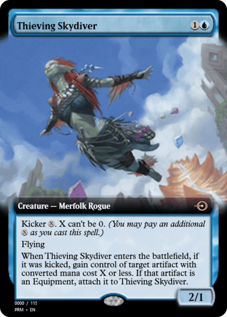 Thieving Skydiver (83758) — Magic Online Promos