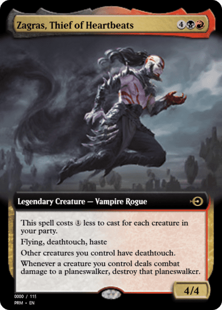 Zagras, Thief of Heartbeats (83816) — Magic Online Promos