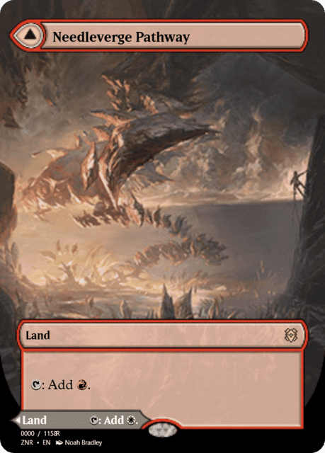 Needleverge Pathway // Pillarverge Pathway (83854) — Magic Online Promos
