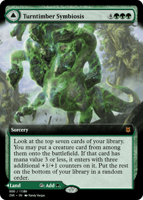 Turntimber Symbiosis // Turntimber, Serpentine Wood (83868) — Magic Online Promos