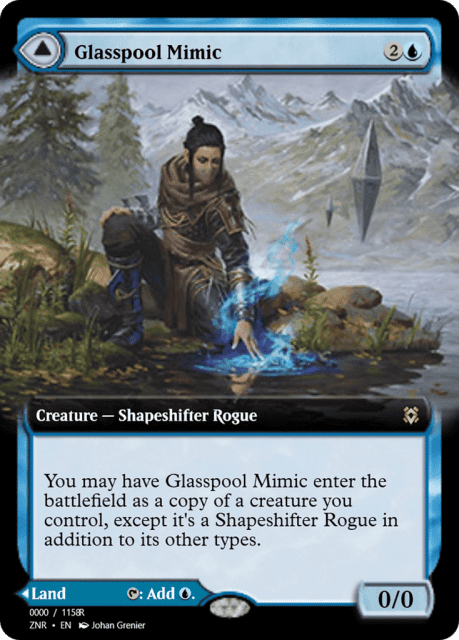 Glasspool Mimic // Glasspool Shore (83872) — Magic Online Promos