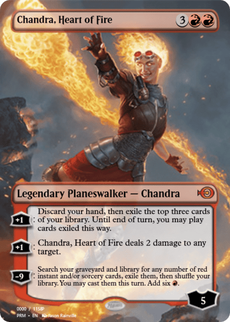 Chandra, Heart of Fire (85938) — Magic Online Promos