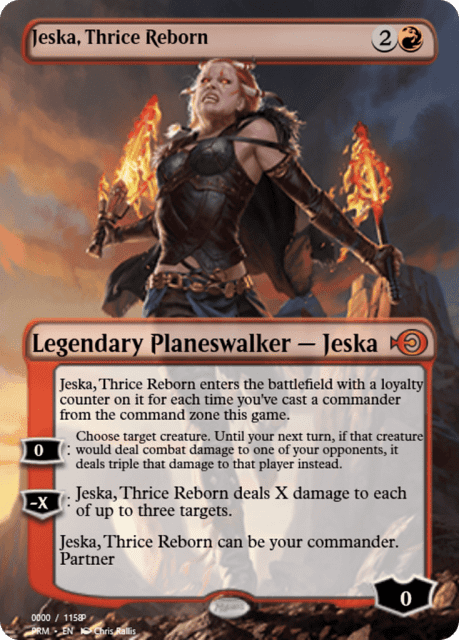 Jeska, Thrice Reborn (85948) — Magic Online Promos