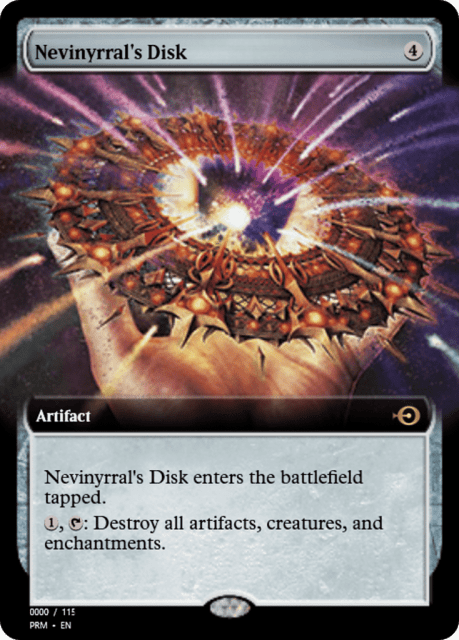 Nevinyrral's Disk (85964) — Magic Online Promos