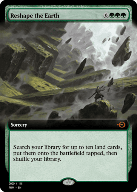 Reshape the Earth (85998) — Magic Online Promos