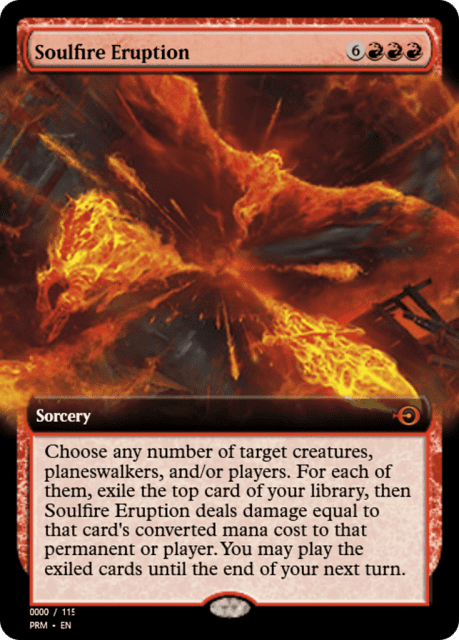 Soulfire Eruption (86028) — Magic Online Promos