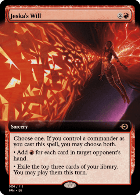 Jeska's Will (86058) — Magic Online Promos