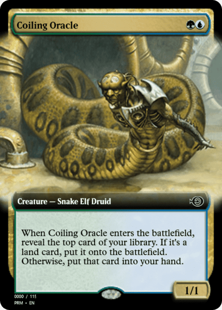 Coiling Oracle (86120) — Magic Online Promos