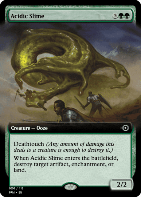 Acidic Slime (86134) — Magic Online Promos