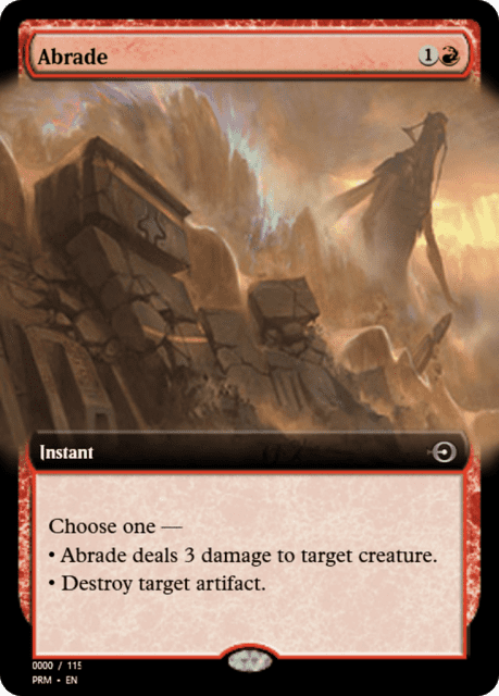 Abrade (86136) — Magic Online Promos