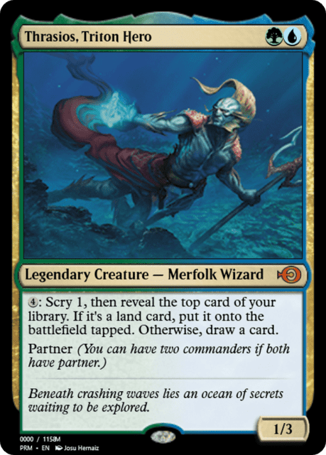 Thrasios, Triton Hero (86178) — Magic Online Promos
