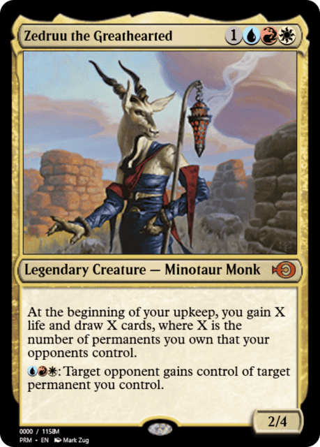 Zedruu the Greathearted (86186) — Magic Online Promos
