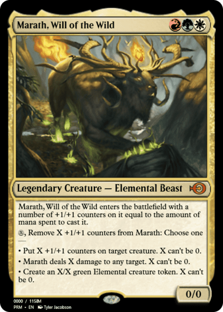 Marath, Will of the Wild (86200) — Magic Online Promos