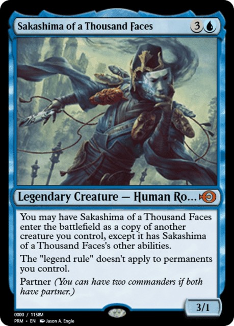 Sakashima of a Thousand Faces (86236) — Magic Online Promos