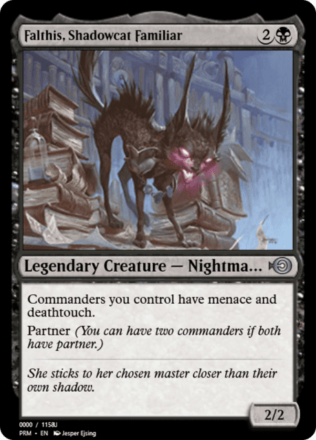 Falthis, Shadowcat Familiar (86250) — Magic Online Promos