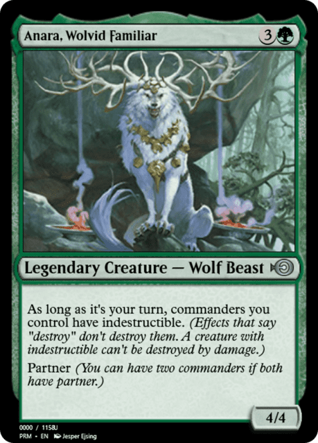 Anara, Wolvid Familiar (86254) — Magic Online Promos