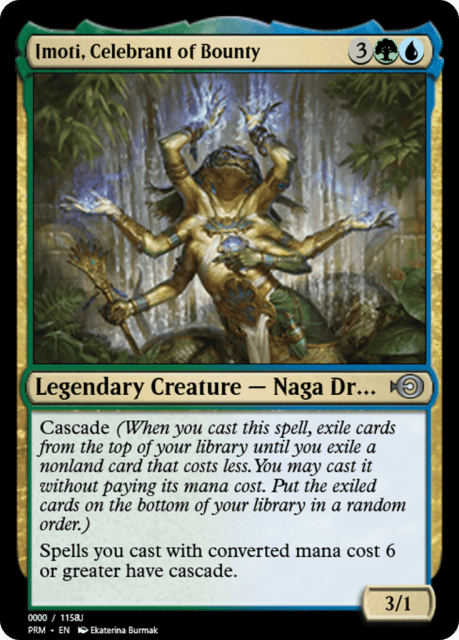 Imoti, Celebrant of Bounty (86278) — Magic Online Promos