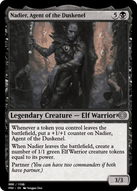 Nadier, Agent of the Duskenel (86294) — Magic Online Promos
