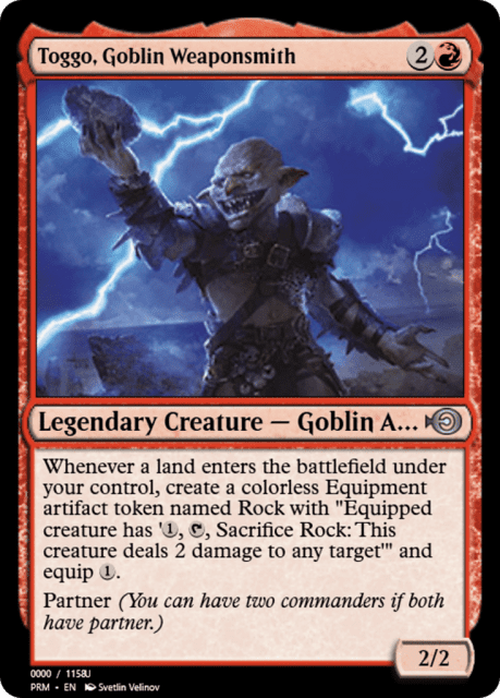 Toggo, Goblin Weaponsmith (86302) — Magic Online Promos