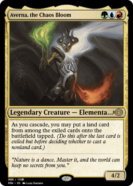 Averna, the Chaos Bloom (86330) — Magic Online Promos