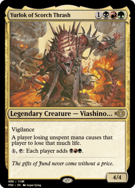 Yurlok of Scorch Thrash (86352) — Magic Online Promos