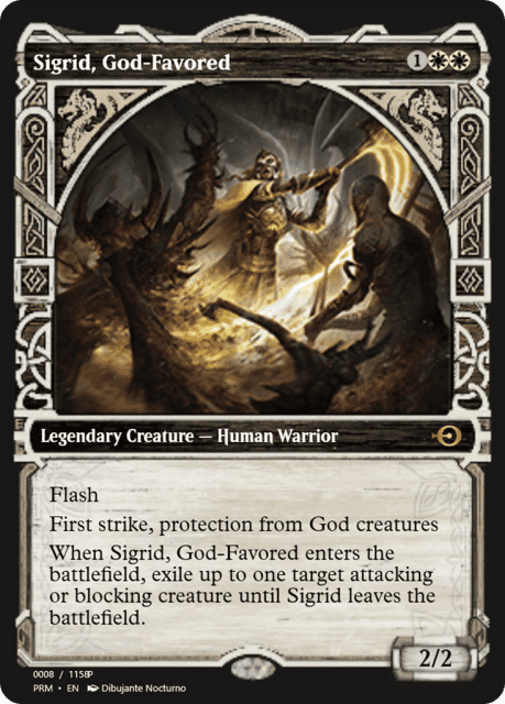 Sigrid, God-Favored (88212) — Magic Online Promos