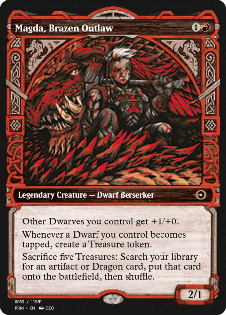 Magda, Brazen Outlaw (88306) — Magic Online Promos