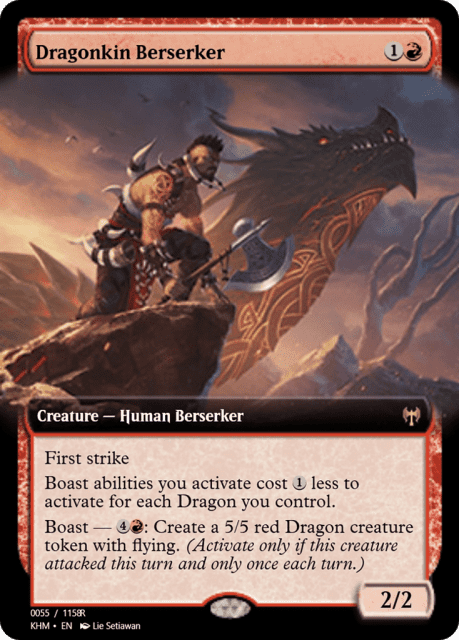 Dragonkin Berserker (88310) — Magic Online Promos