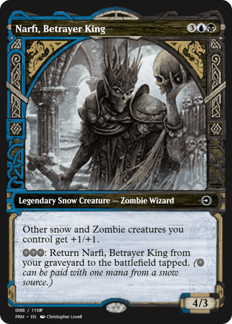 Narfi, Betrayer King (88376) — Magic Online Promos
