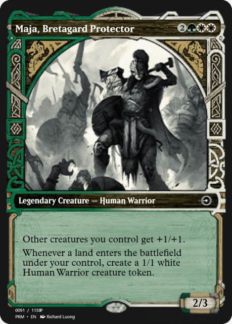 Maja, Bretagard Protector (88382) — Magic Online Promos