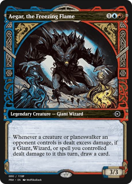 Aegar, the Freezing Flame (88386) — Magic Online Promos