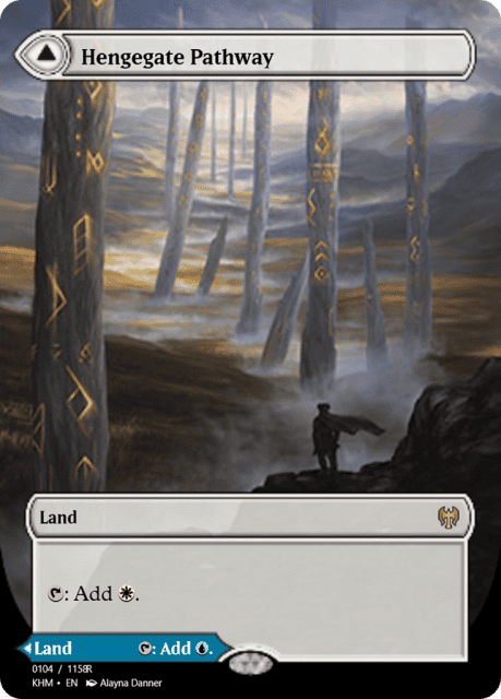 Hengegate Pathway // Mistgate Pathway (88408) — Magic Online Promos